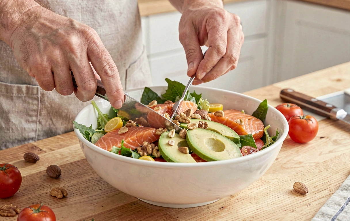 Preparazione pasto bilanciato